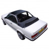 Covering of the Targa and the top of the BMW Baur E30 convertible windshield in Sonnenland Alpaca