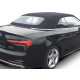 Capote Audi A5 8F7 cabriolet en Alpaga Twillfast RPC avec lunette arrière en verre dégivrante