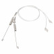 Side tension cable for convertible top Mazda MX5 NB (x2)