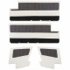 Set van 4 voor- en achterdeurpanelen voor Peugeot 205 Roland Garros Phase 1