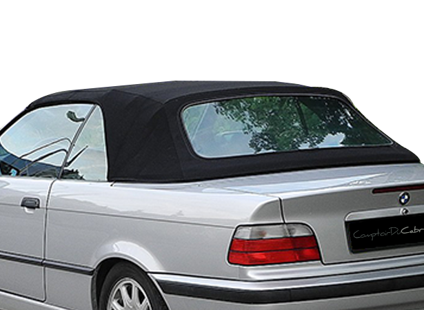 Miękki dach kabriolet Bmw E36 w kolorze Alpaca Twillfast II z tylnym oknem PCV bez bocznych kieszeni