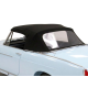 Verdeck Fiat 1200 Cabriolet aus Vinyl mit Heckscheibe aus PVC