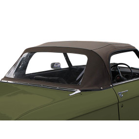 Soft top Peugeot 204 convertible in Stayfast® cloth with cables