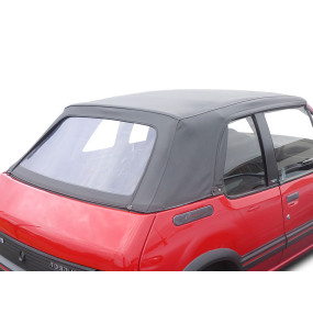 Capota macia Peugeot 205 descapotável preto em Vinil