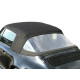 Capote auto Porsche 911 SC/Carrera cabriolet en Alpaga Sonnenland avec lunette arrière en PVC