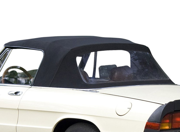 Kap Alfa Romeo Série III Aerodinamica Cabrio dubbelzijdig katoen Pininfarina met PVC achterraam