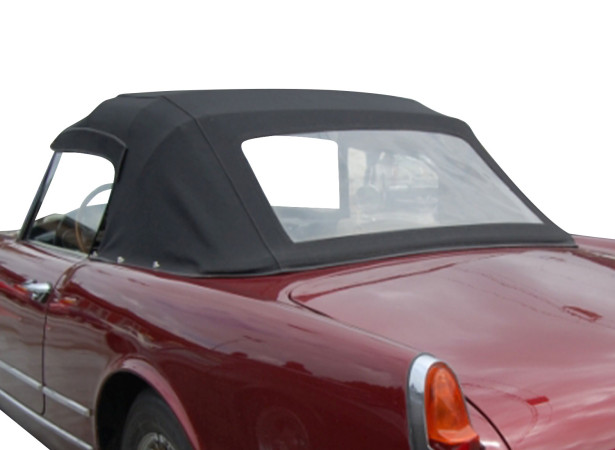 Capotes auto Alfa Romeo 2000 Spider cabriolet en Alpaga avec lunette arriere en PVC