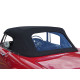 Alfa Romeo 2600 Spider Cabrio Auto Softtops aus Vinyl auf Baumwollleinwand mit PVC-Heckscheibe
