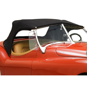 Capote Jaguar XK 120 Roadster cabrio in Vinile con lunotto su Zip