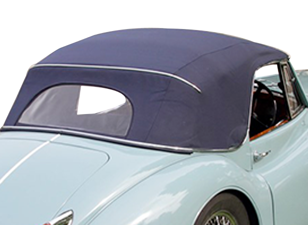 Capote auto Jaguar XK 120 Roadster cabriolet en Vinyle avec lunette arrière en PVC sans Zip