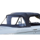 Softtop Datsun 1600/2000 FairLady SP311 cabriolet in vinyl met 3-delige achterruit