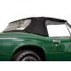 Capote per auto decappottabile Jensen Healey in effetto pelle a grana con lunotto in PVC