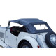 Verdeck MG TD Cabriolet aus Vinyl mit Heckscheibe aus PVC