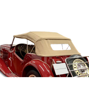 Softtop (cabriolet) MG TD (1950-1952) Cabriolet in Stayfast®-stof