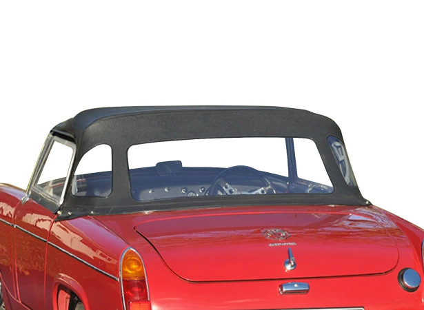Vinyl kap MG Midget MK1 Cabriolet met PVC achterruit