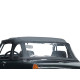 Capote auto MG Midget MK3 cabriolet en Vinyle avec lunette arriere en PVC