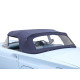 Capote auto Ford Thunderbird cabriolet en vinyle avec lunette arriere en PVC