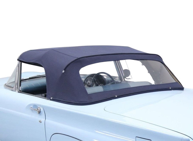 Capote auto Ford Thunderbird cabriolet en vinyle avec lunette arriere en PVC