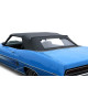 Capote auto Ford Torino cabriolet en vinyle avec lunette arriere en PVC