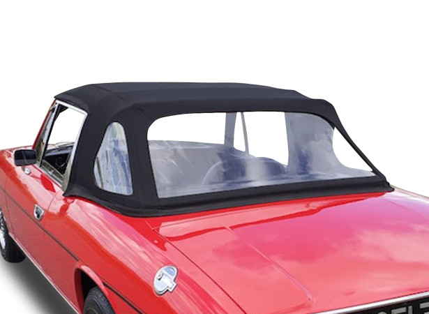 Softtop Triumph Stag Cabrio in Stayfast Alpaca met PVC achterruit