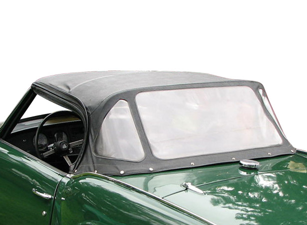 Vinyl motorkap Triumph Spitfire MK3 Cabriolet met PVC achterruit