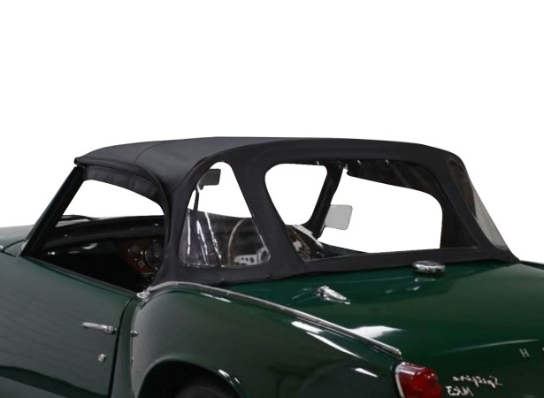 Capote auto Triumph Spitfire MK3 cabriolet en Vinyle avec lunette arrière en PVC