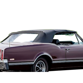 Capota macia Oldsmobile Cutlass descapotável (1966-1967) vinil premium