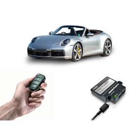 SmartTOP for Porsche 992 convertible, remote roof opening closing module