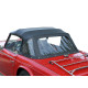 Vinyl motorkap Triumph TR5 Cabriolet met PVC achterruit