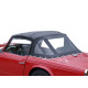 Capota Triumph TR4 descapotable en Vinilo con luneta trasera en PVC