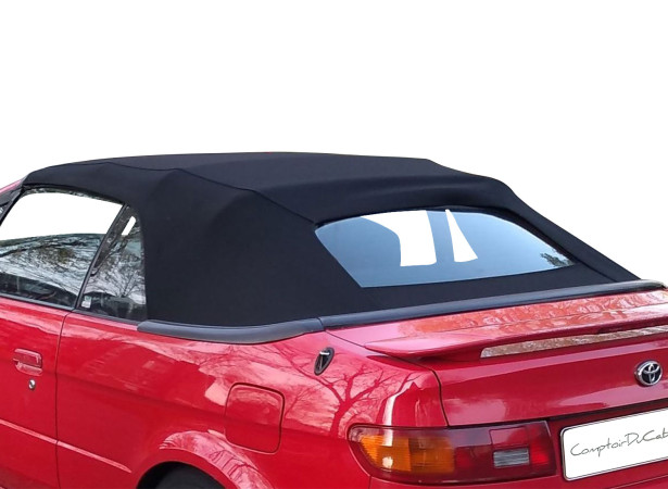 Toyota Paseo Auto Softtop in Stayfast 2 Alpaca met glazen achterruit met ontdooiing