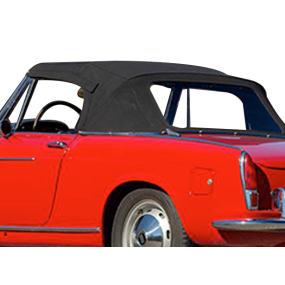Soft top Osca 1500S convertible in Alpaca Stayfast®