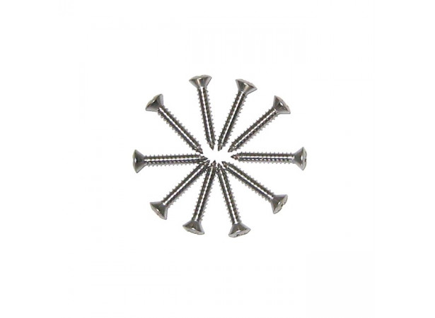 Vis à tôle inox tête fraisée bombée 4.2x25mm