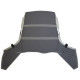 Roof lining / interior roof for Volkswagen Golf 3 convertible soft top in velor with rear plastic profile