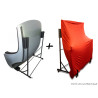 Kit housse de hard top + chariot de rangement - Coloris noir