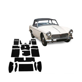 Carpete (tapete) feito de carro sob medida para MG Midget MK1 (1961-1964)