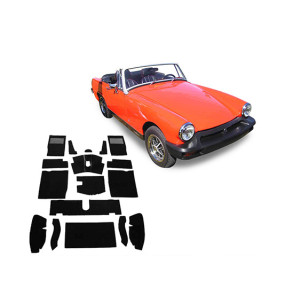 Op maat gemaakt lussenpooltapijt voor MG Midget MK3 (1970-1980)
