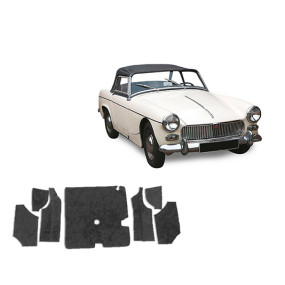 Moquette bouclée sur-mesure pour coffre de MG Midget MK1 cabriolet (1961-1964)