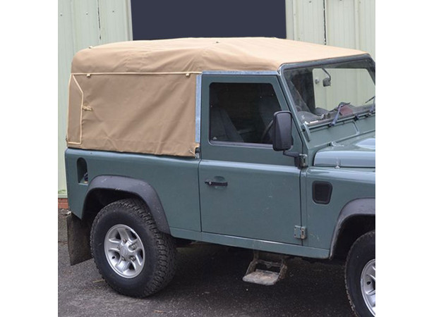 Soft top Land Rover Defender 90 TD5-TD4 convertible in cotton canvas