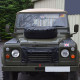 Soft top Land Rover Defender 90 convertible with side windows