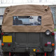 Soft top Land Rover Defender 90 convertible with side windows