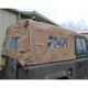 Soft top Land Rover Defender 90 convertible with side windows