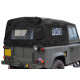 Soft top Land Rover Defender 90 convertible with side windows