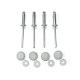 Rivet pop noir 4 x 16 mm