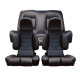 Garnitures de sièges avant et banquette arrière Renault 17 (uniquement R17 TS mk2) en simili cuir noir