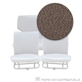 Garnitures de sièges Renault 4CV modèle ACER en tissu écorce gris