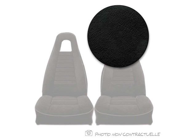 Tapizados de los asientos delanteros del Renault 5 TS en imitación negro