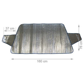 Insulated windshield protection - 235x76cm