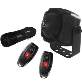 Car alarm (beeper XR5) by radio RFID transmission