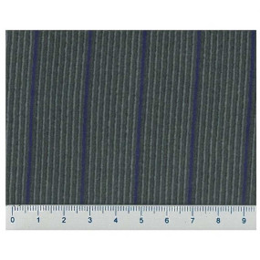 Tissu Renault tissu Velours Concarnau Rayé Cendre